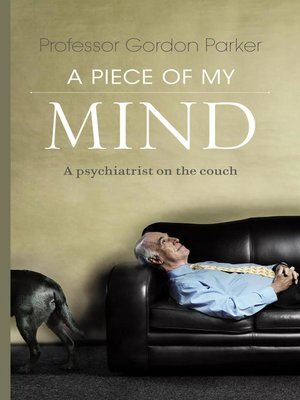 cover image of A Piece of My Mind